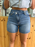 Pantalón botón cruzado
