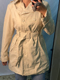 Gabardina marfil