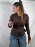 Camiseta encaje