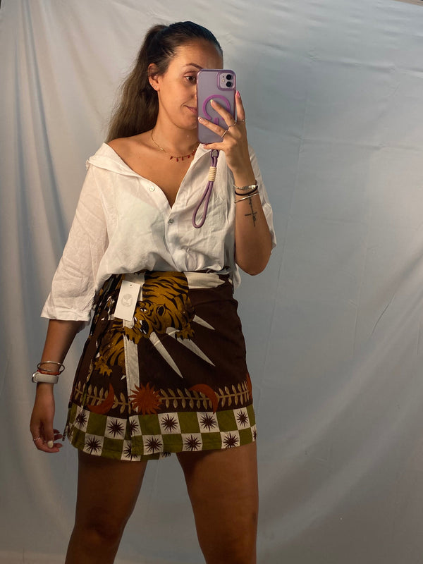Falda pareo Tigre