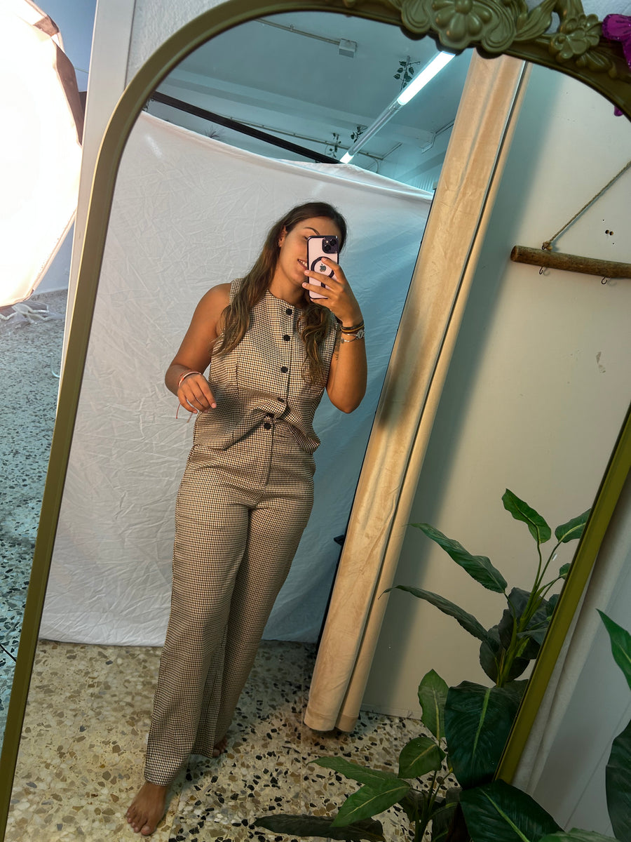 Pantalón cuadro