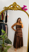Vestido marrón