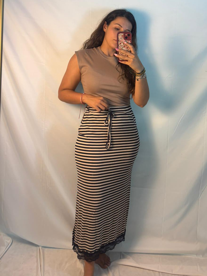 Falda raya