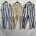 Conjunto Rayas Navy