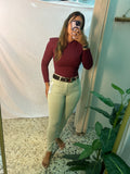 Pitillo verde menta