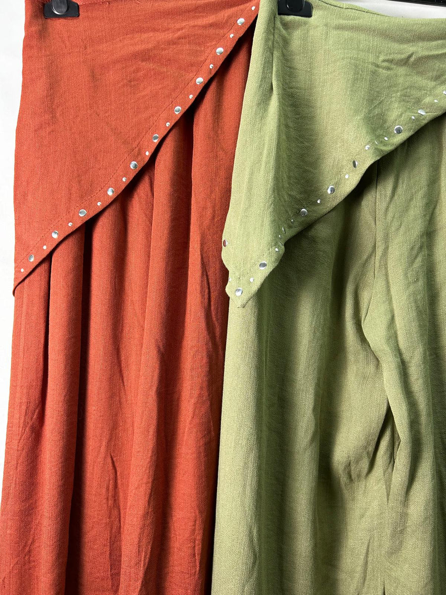 Pantalon Palazzo con pañuelo