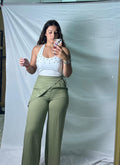 Pantalon Palazzo con pañuelo